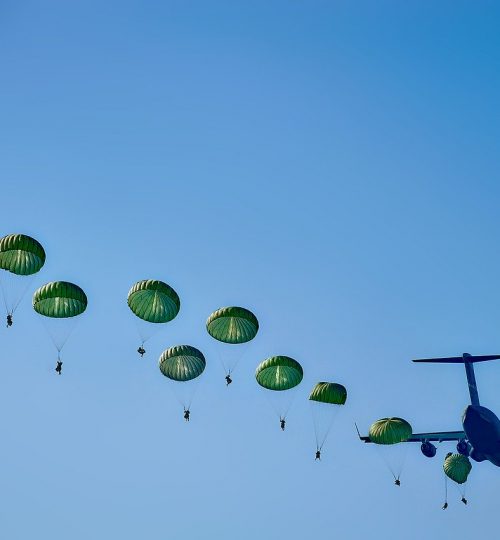 army, rangers, parachuting